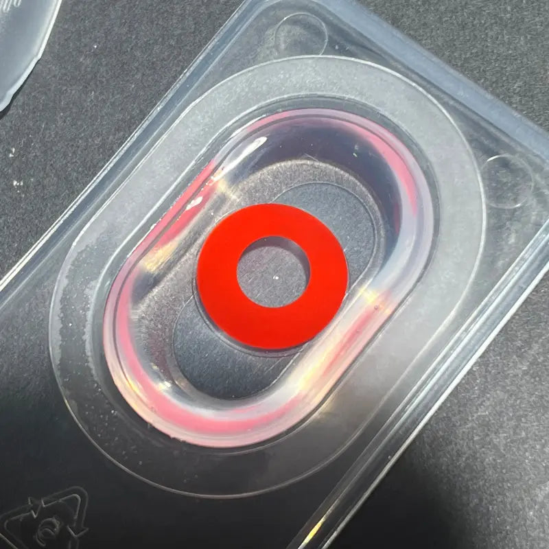 ComicPie Pure Red Cosplay&Halloween Colored Contact Lenses HD4