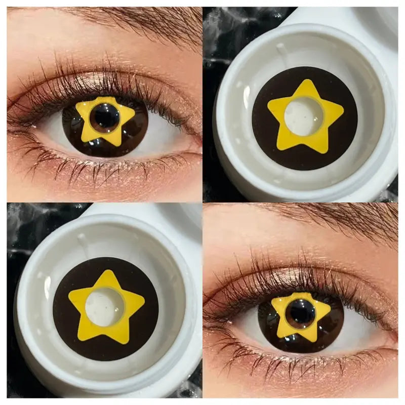 ComicPie Yumeno Kyusaku‌ Star eyes Cosplay Colored Contact Lenses HD236