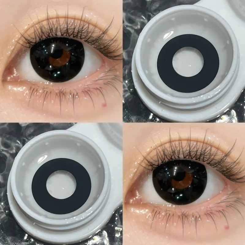 ComicPie Darknight Black Cosplay Colored Contact Lenses  HD4