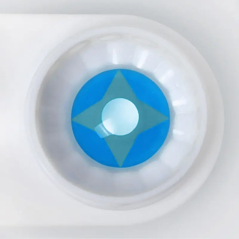 ComicPie Blue Shuriken Cosplay&Halloween Colored Contact Lenses RY387A