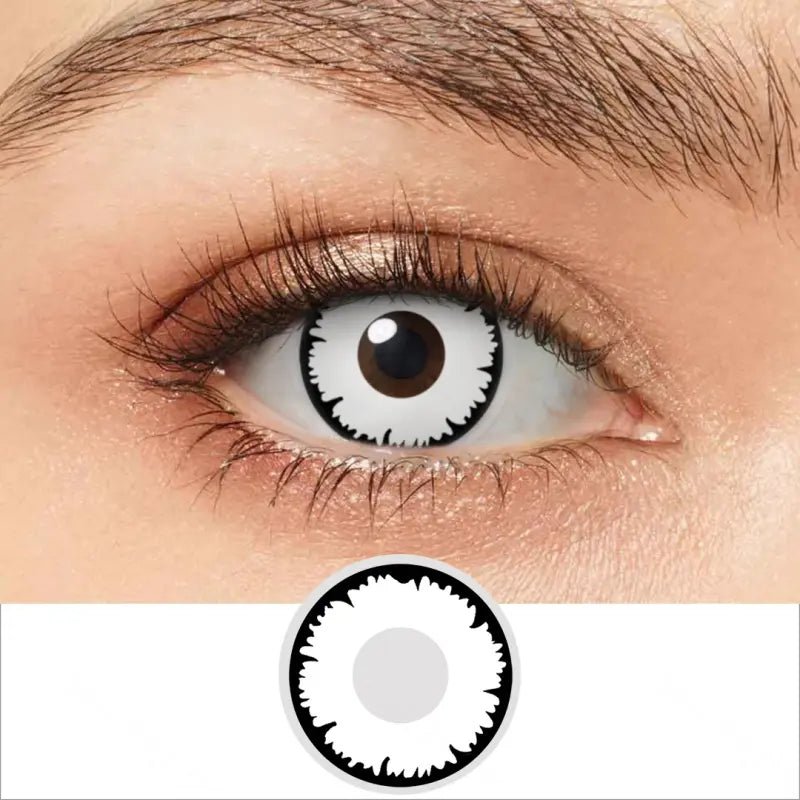 ComicPie Angelic White Cosplay&Halloween Colored Contact Lenses RY374B - ComicPie