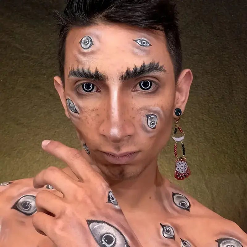 ComicPie Black Circle Cosplay&Halloween Colored Contact Lenses RY365B - ComicPie