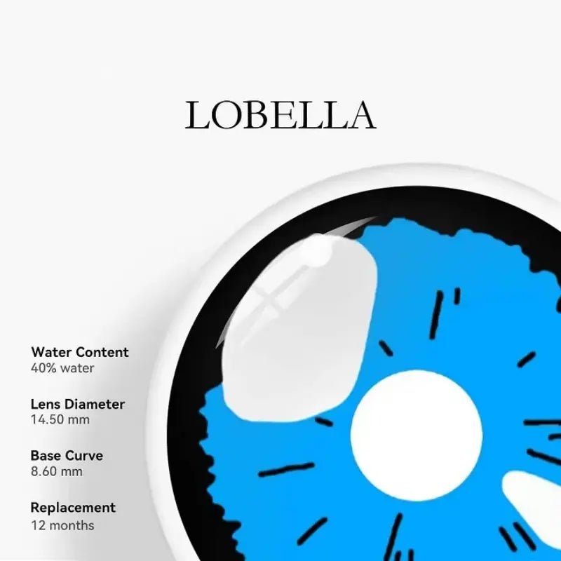 ComicPie Black Lobelia Blue Cosplay&Halloween Colored Contact Lenses YS51 - 3 - ComicPie