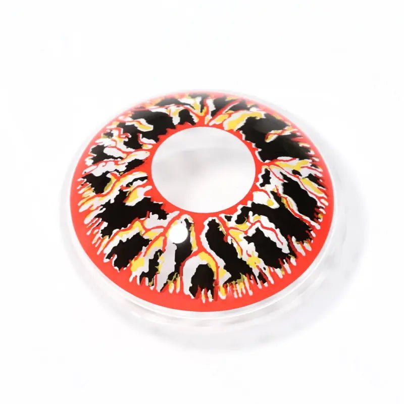 ComicPie Black Red Vein Cosplay&Halloween Colored Contact Lenses RY308 - ComicPie