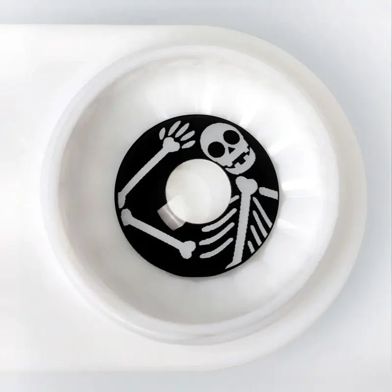ComicPie Black Skeleton Cosplay&Halloween Colored Contact Lenses RY288 - ComicPie