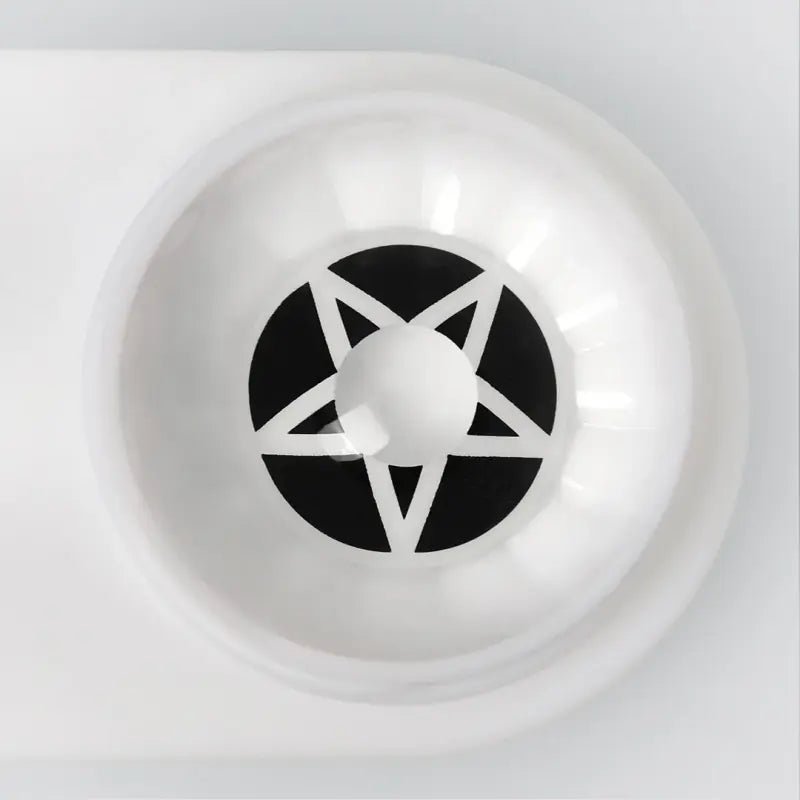 ComicPie Black White Pentagram Cosplay&Halloween Colored Contact Lenses RY380 - ComicPie