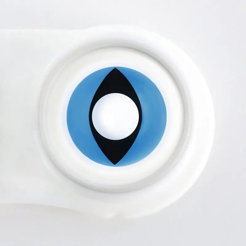 ComicPie Blue Cat Eye Cosplay&Halloween Colored Contact Lenses RY020 - ComicPie