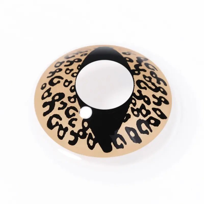 ComicPie Brown Leopard Print Cat Eye Cosplay&Halloween Colored Contact Lenses RY024 - ComicPie