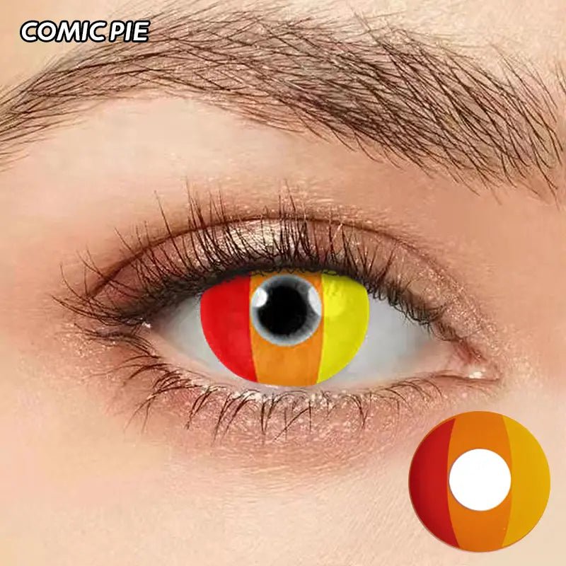 ComicPie Eyeza Pride Orange Cosplay&Halloween Colored Contact Lenses HD243 - ComicPie