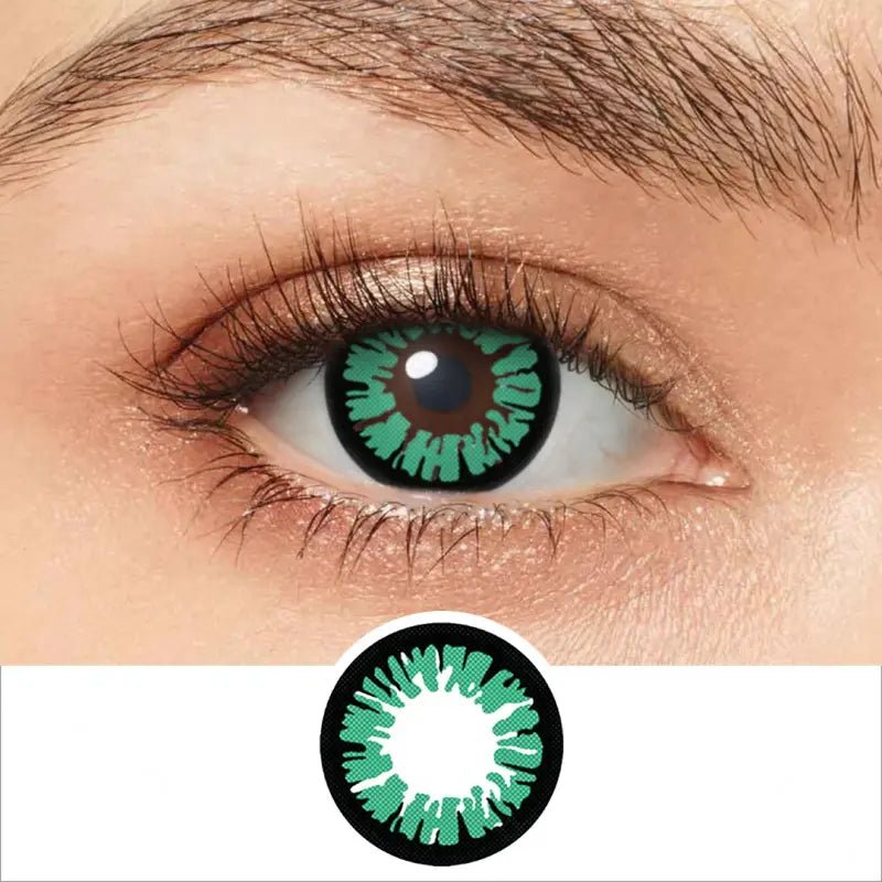 ComicPie Glamor Green Cosplay&Halloween Colored Contact Lenses RY088 - ComicPie