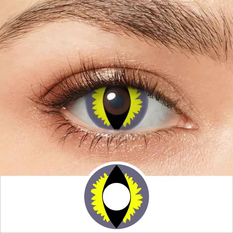 ComicPie Gray Dragon Eye Cosplay&Halloween Colored Contact Lenses RY025 - ComicPie