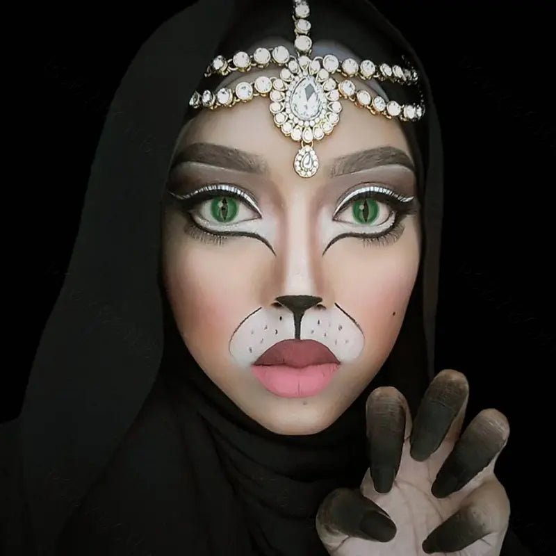 ComicPie Green Cat Eye Cosplay&Halloween Colored Contact Lenses RY123 - ComicPie