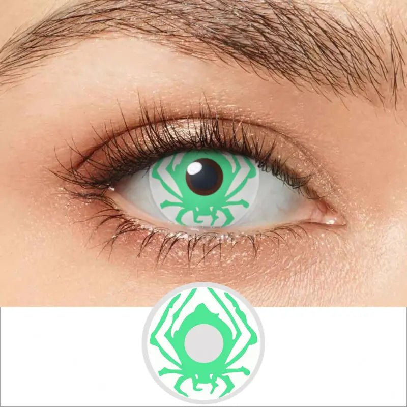 ComicPie Green SpiderCosplay&Halloween Colored Contact Lenses RY126 - ComicPie