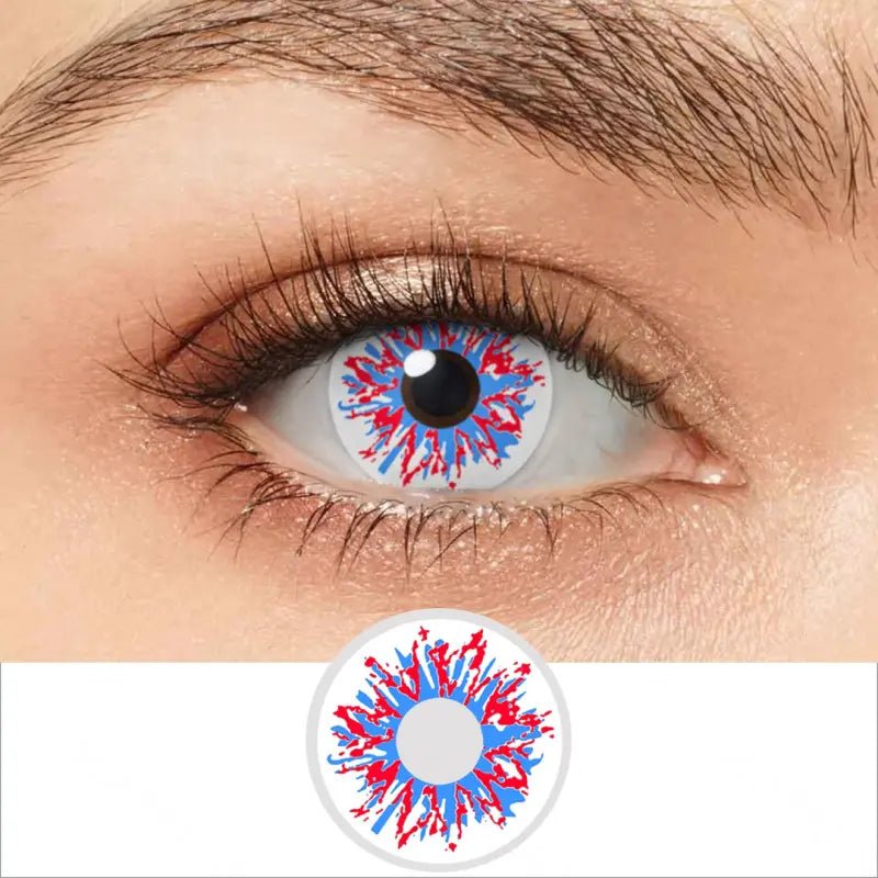 ComicPie Harlequin Cosplay&Halloween Colored Contact Lenses RY321 - ComicPie