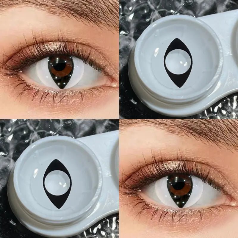 ComicPie HD12 black and white Contact Lenses - ComicPie