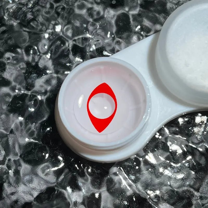 ComicPie HD12 Red and white Contact Lenses - ComicPie