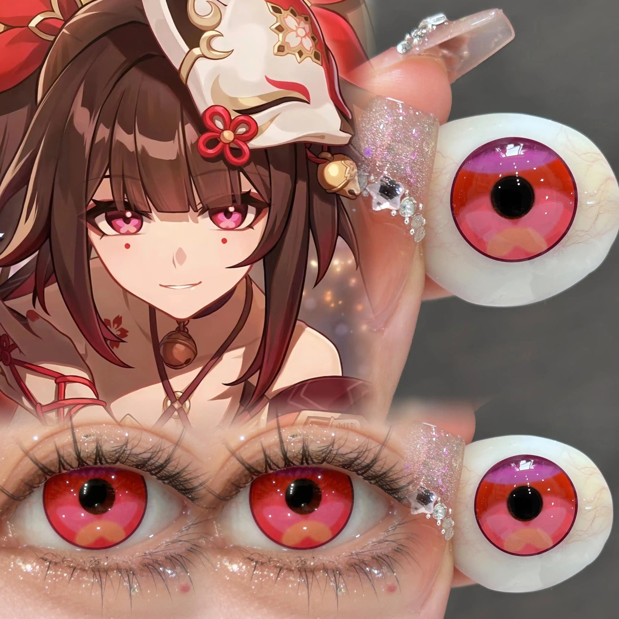 ComicPie HD177 - 4 Sparkle Contact Lenses - ComicPie
