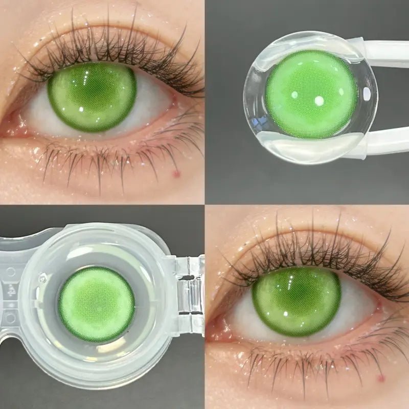 ComicPie HD186 - 2 Foggy Green Contact Lenses - ComicPie