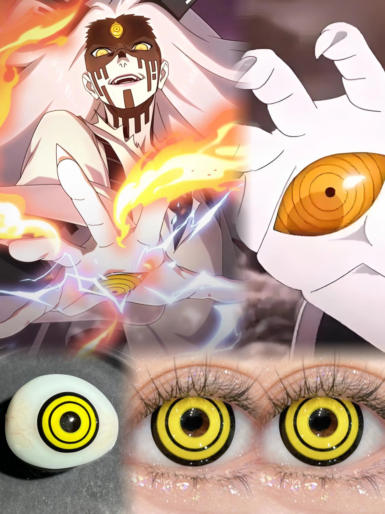 ComicPie HD248 Golden Circle Contact Lenses - ComicPie