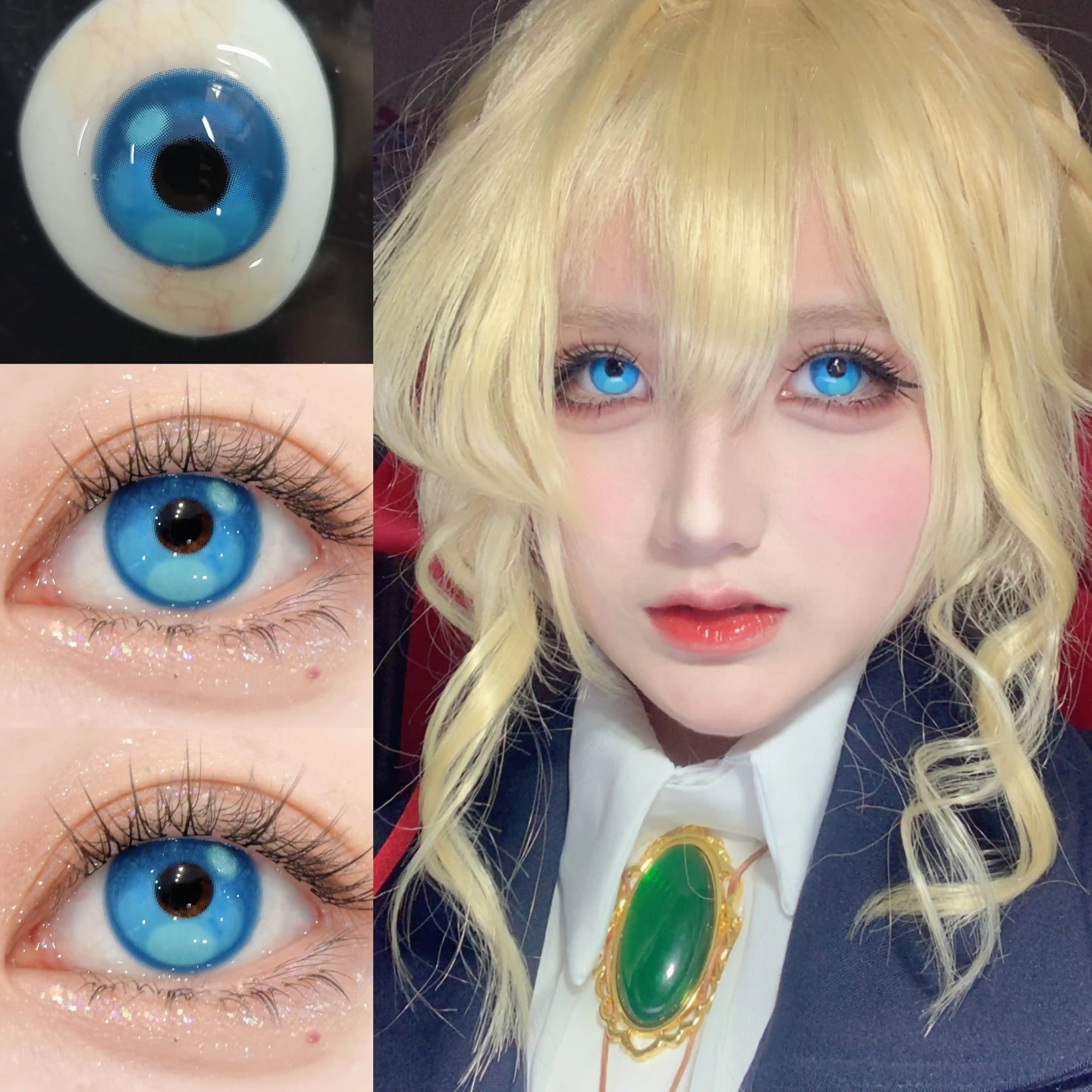 ComicPie HD257 Violet Evergarden Contact Lenses - ComicPie