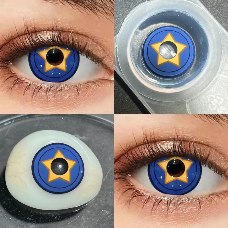 ComicPie HD271 - 3 Mike Morton Star eyes Contact Lenses - ComicPie