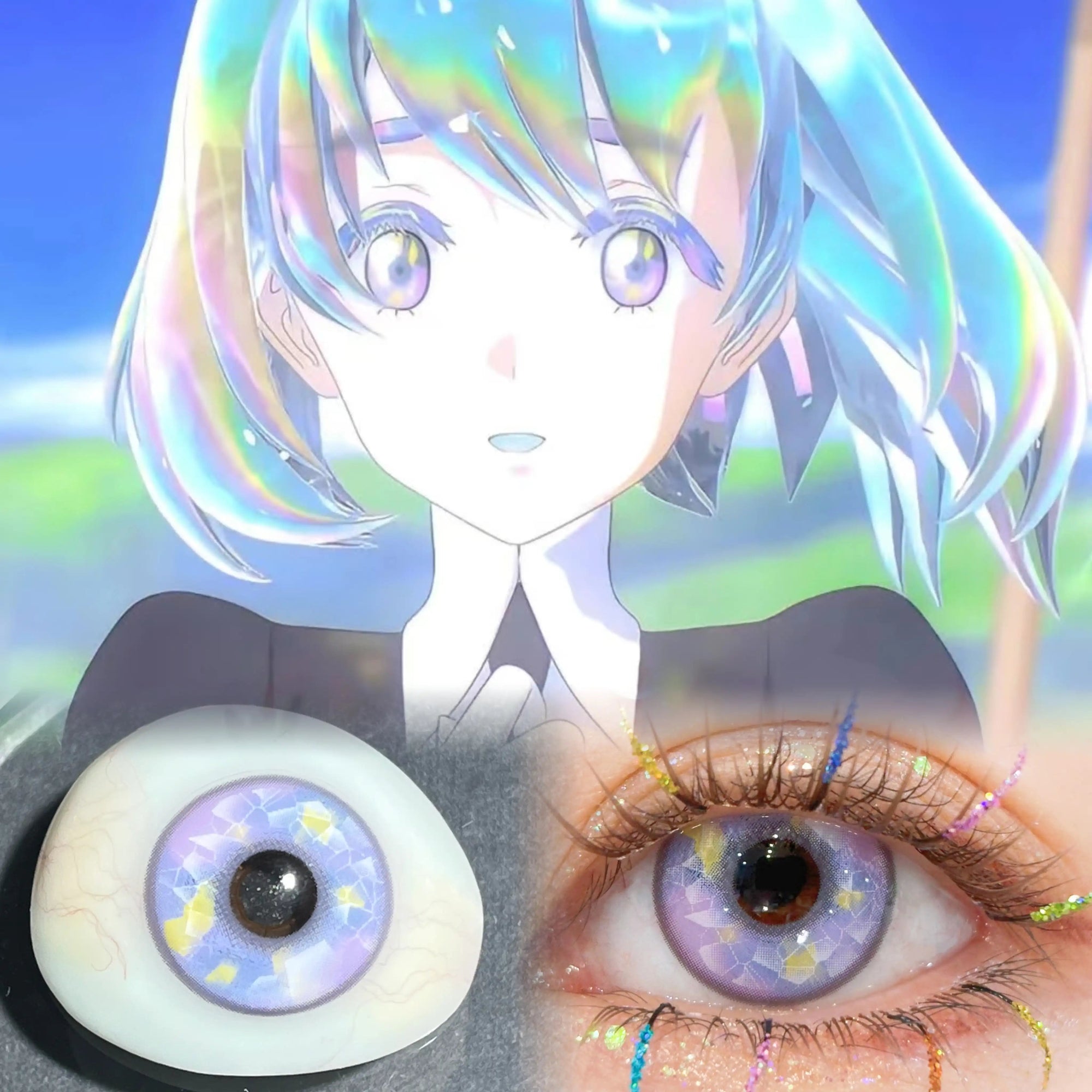 ComicPie HF93 - 4 Diamond Contact Lenses - ComicPie