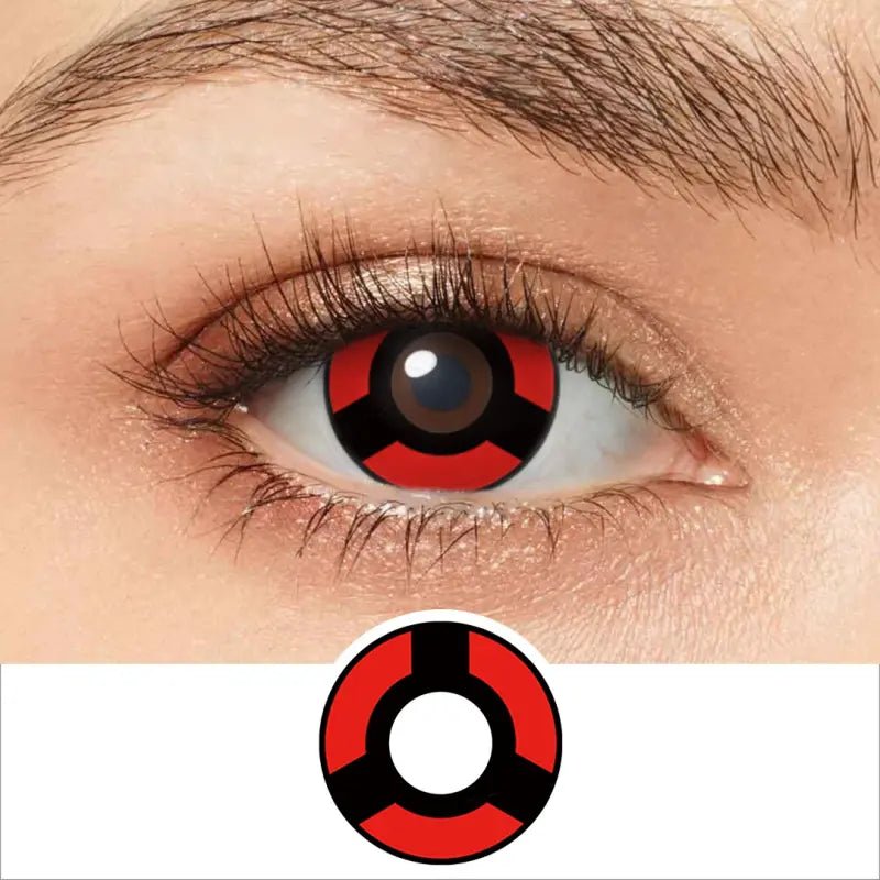 ComicPie Izuna Uchiha Mangekyou Sharingan Cosplay Colored Contact Lenses RY033 - ComicPie