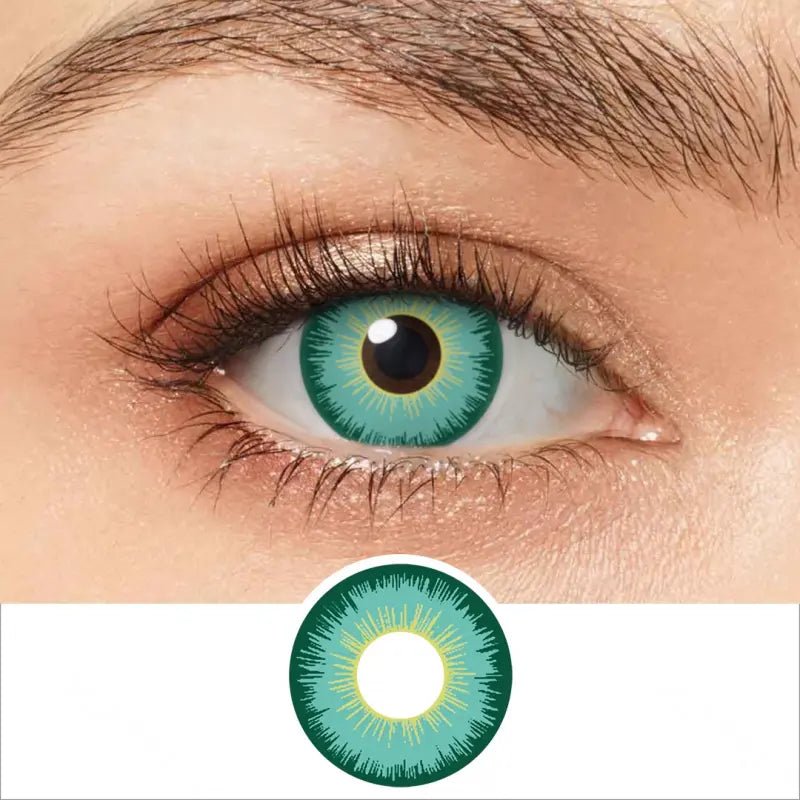 ComicPie Jade Green Cosplay&Halloween Colored Contact Lenses RY309B - ComicPie