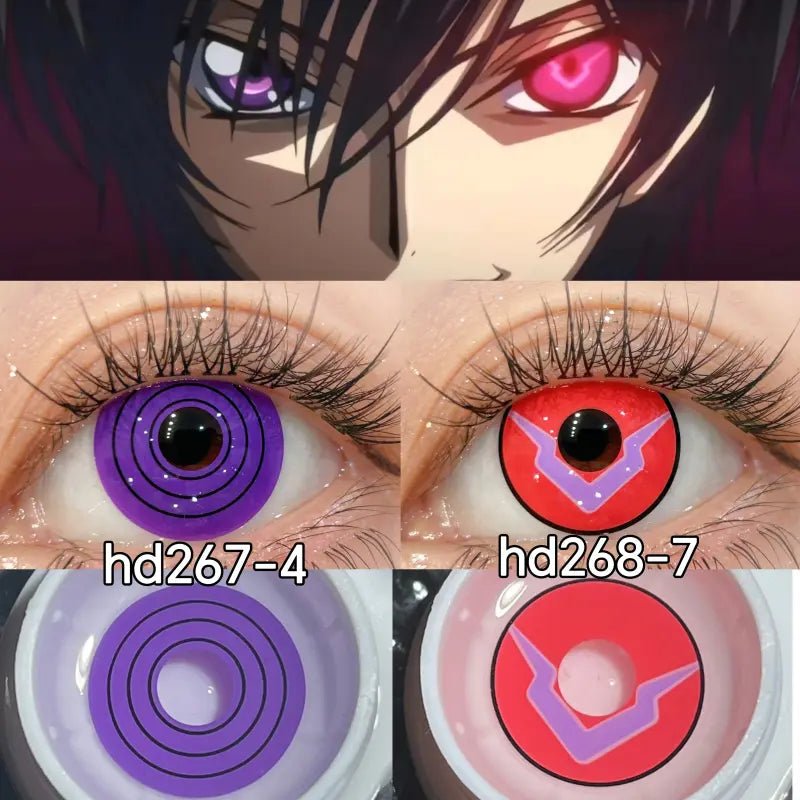 ComicPie Lelouch HD268 - 7/HD267 - 4 Contact Lenses - ComicPie