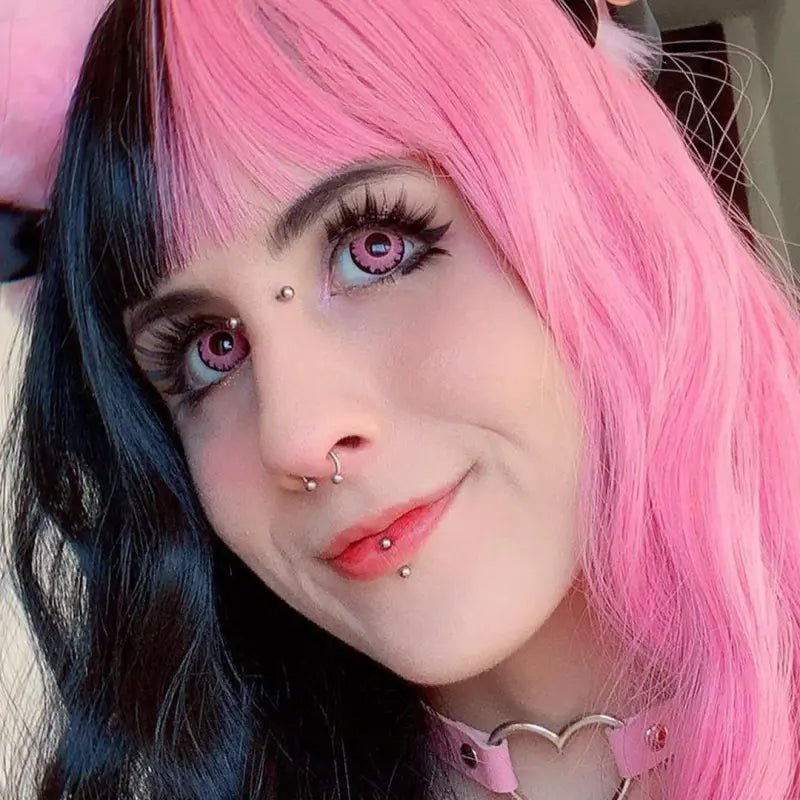 ComicPie Light Pink Vampire Cosplay&Halloween Colored Contact Lenses RY047 - ComicPie