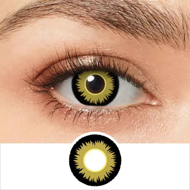 ComicPie Marvel Yellow Werewolf Cosplay&Halloween Colored Contact Lenses RY345 - ComicPie