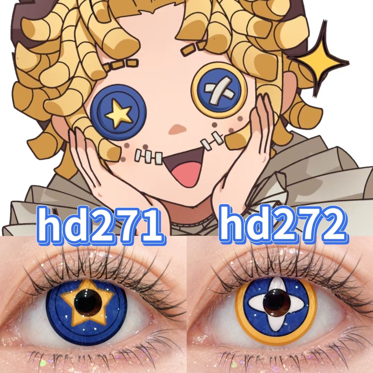 ComicPie Mike MortonHD272 Button eye/HD271 Star eye - ComicPie