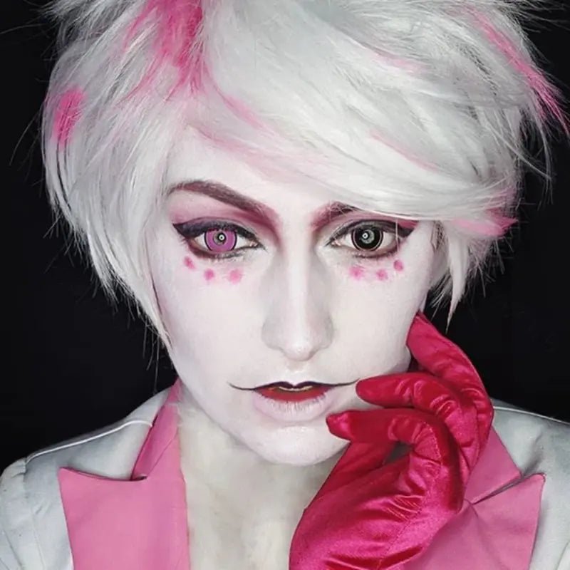 ComicPie NEZUKO EYES PINK MANSON Cosplay Colored Contact Lenses Y128 - ComicPie