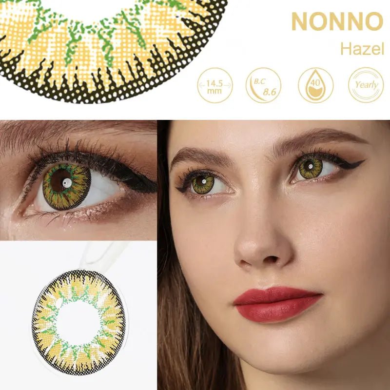 ComicPie Nonno Hazel Cosplay&Halloween Colored Contact Lenses L235 - ComicPie