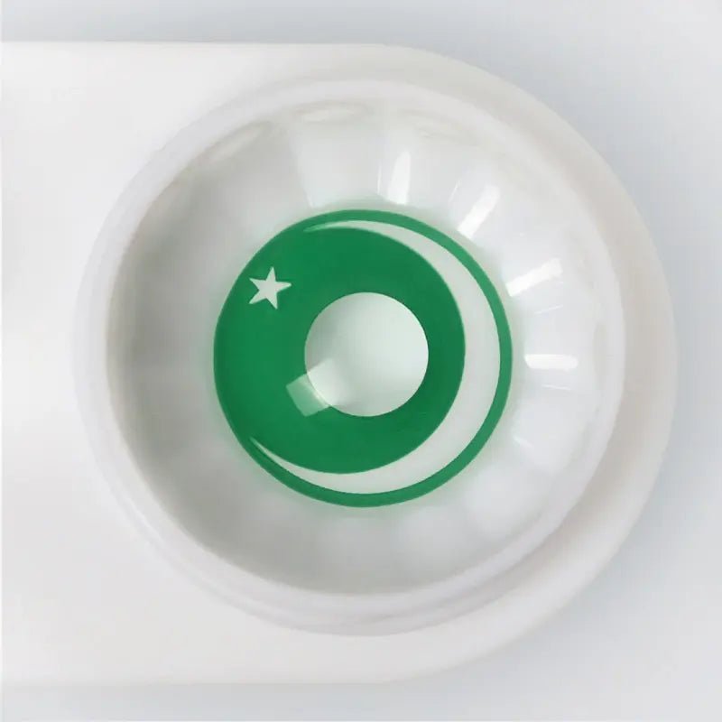 ComicPie Pakistan Flag Cosplay&Halloween Colored Contact Lenses RY379 - ComicPie