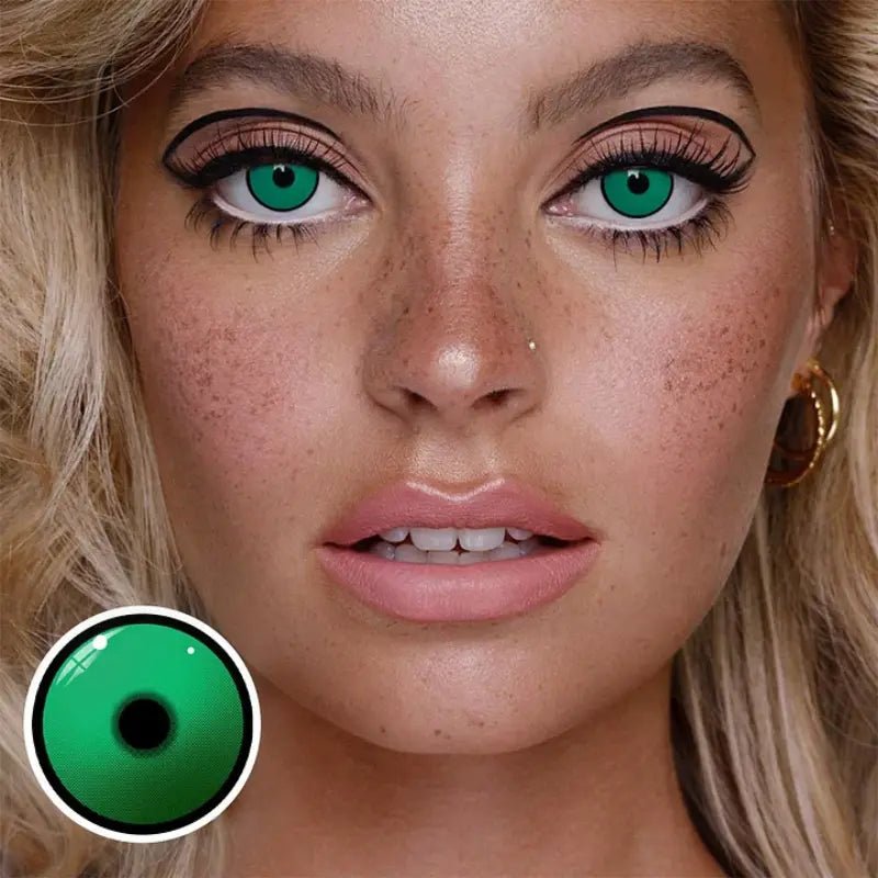 ComicPie Plain Forest Green Cosplay&Halloween Colored Contact Lenses YS41 - 2 - ComicPie