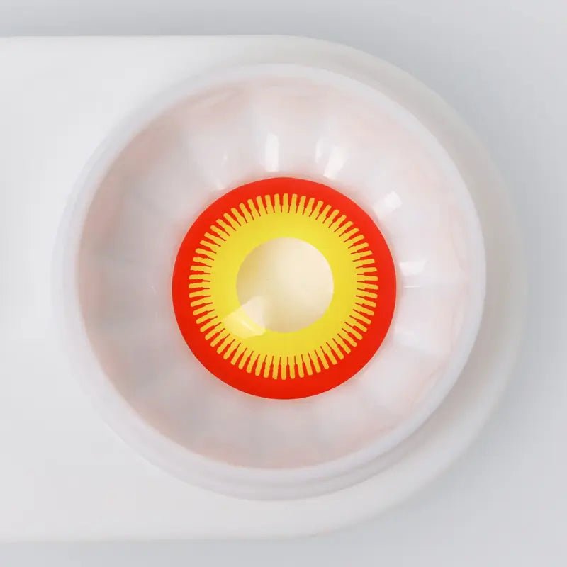 ComicPie Red And Yellow Cosplay&Halloween Colored Contact Lenses RY290 - ComicPie
