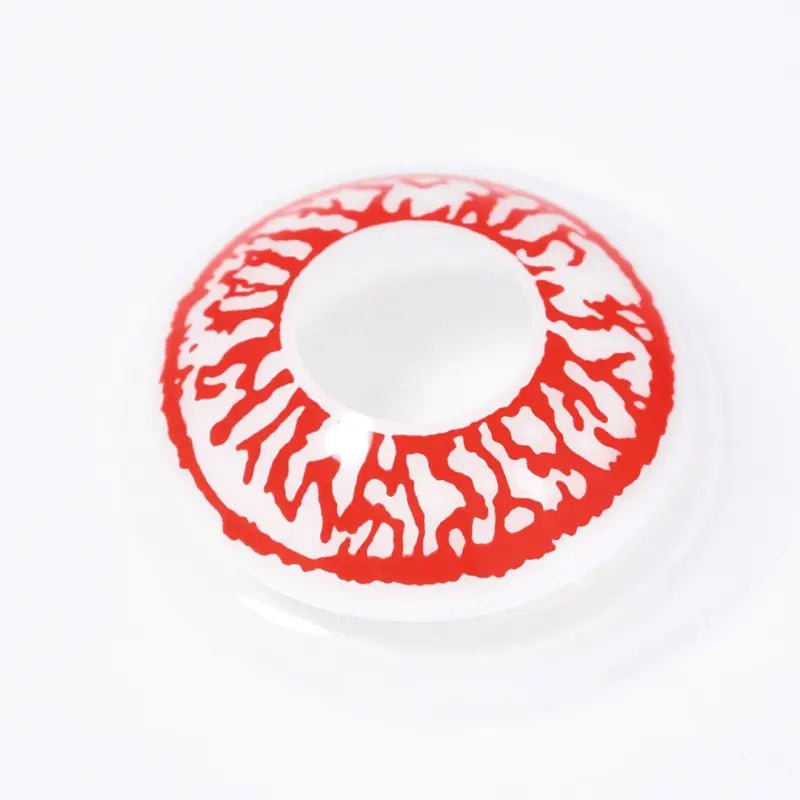 ComicPie Red Bloodshot Cosplay&Halloween Colored Contact Lenses RY137 - ComicPie