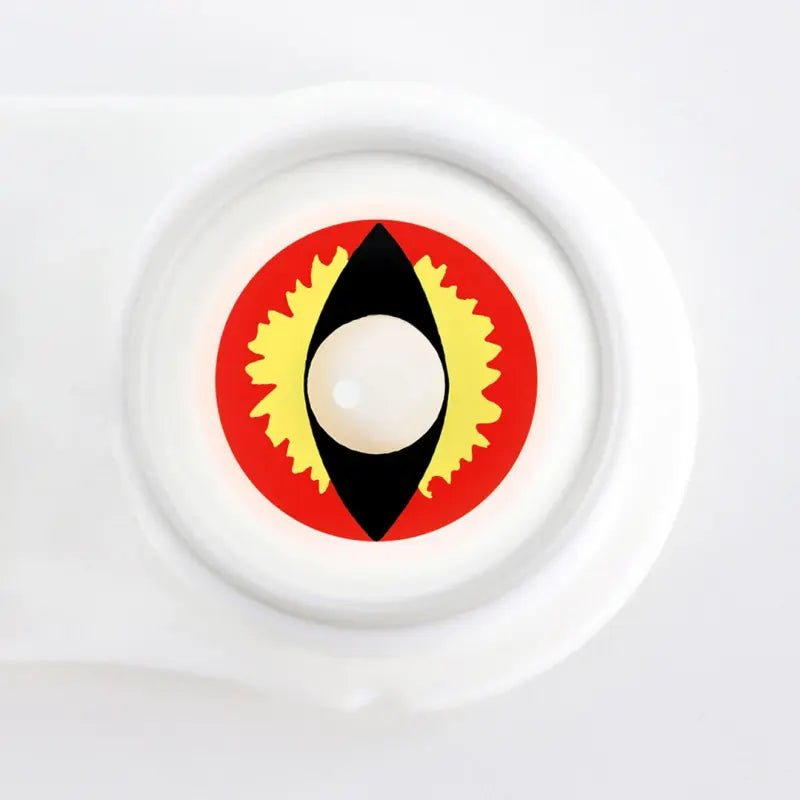 ComicPie Red Dragon Cosplay&Halloween Colored Contact Lenses RY026 - ComicPie