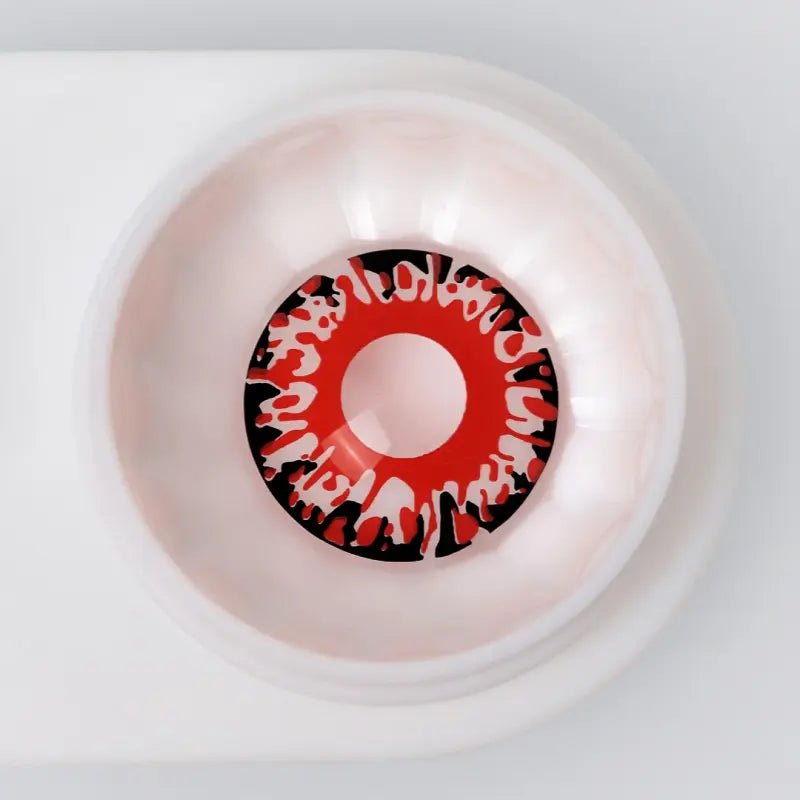 ComicPie Red Lava Cosplay&Halloween Colored Contact Lenses RY334 - ComicPie