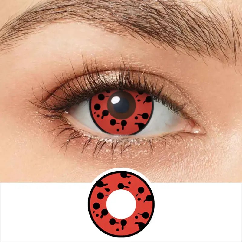 ComicPie Red Spots Cosplay&Halloween Colored Contact Lenses RY073 - ComicPie