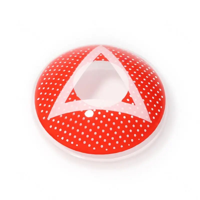 ComicPie Red Triangle Cosplay&Halloween Colored Contact Lenses RY366A - ComicPie