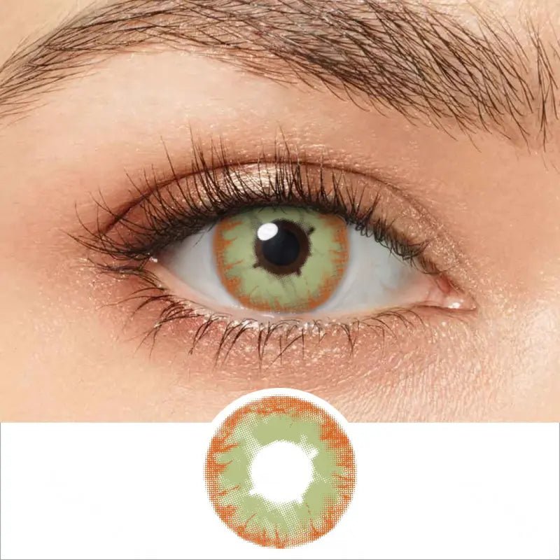 ComicPie Red Yellow Bloodshot Cosplay&Halloween Colored Contact Lenses RY349 - ComicPie