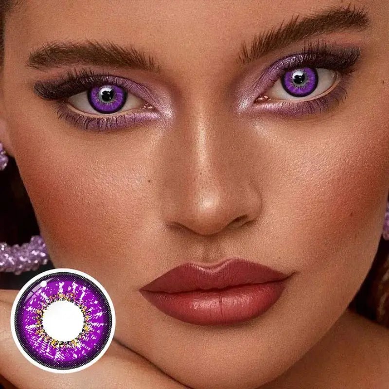 ComicPie Vika Snow Purple Cosplay Colored Contact Lenses AY6 - ComicPie
