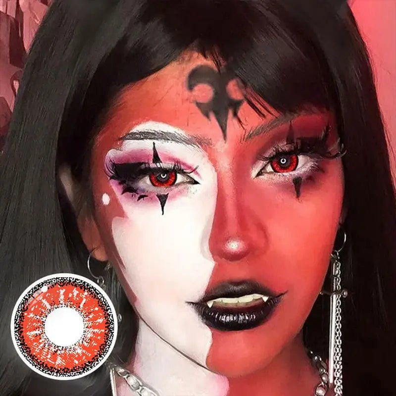 ComicPie Vika Snow Red Cosplay Colored Contact Lenses AY1 - ComicPie