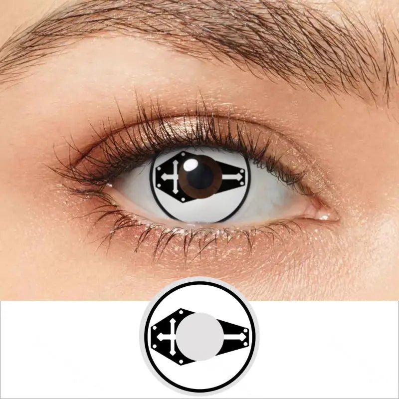 ComicPie White Coffin Pattern Cosplay&Halloween Colored Contact Lenses RY329 - ComicPie