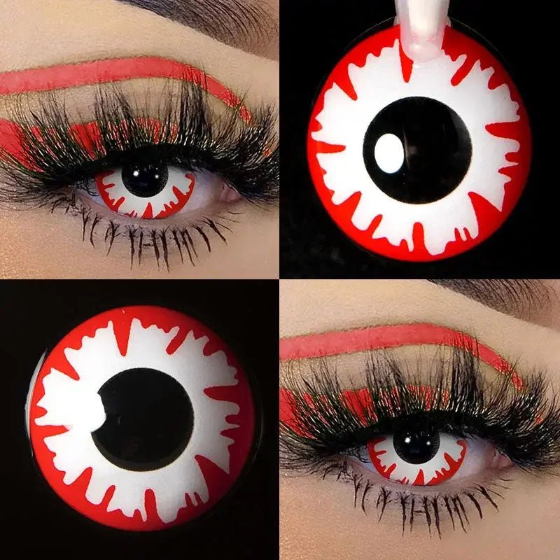 ComicPie White Demon Cosplay&Halloween Colored Contact Lenses RY012 - ComicPie