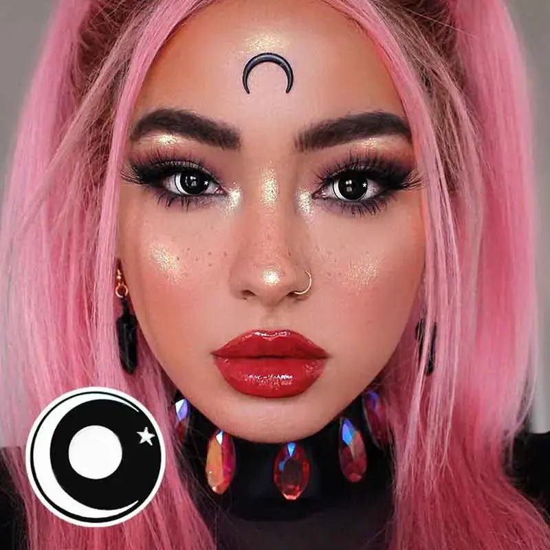 ComicPie White Galaxy Cosplay&Halloween Colored Contact Lenses RY109 - ComicPie
