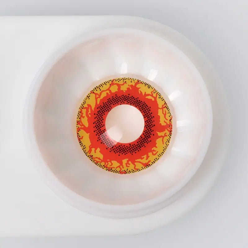 ComicPie Yellow Blood Splat Cosplay&Halloween Colored Contact Lenses RY311 - ComicPie