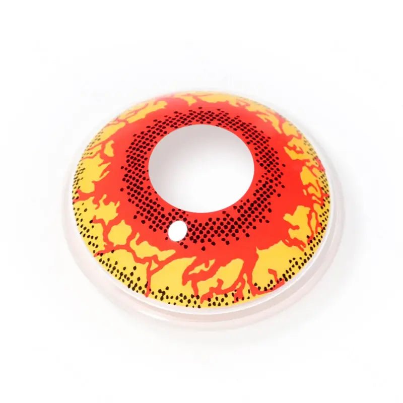 ComicPie Yellow Blood Splat Cosplay&Halloween Colored Contact Lenses RY311 - ComicPie